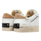 CRIME LONDON DISTRESSED IN PELLE BIANCA/BEIGE