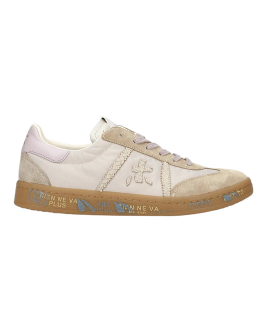 PREMIATA 6961 BONNIE-D IN CAMOSCIO BEIGE CON FONDO MIELE