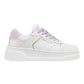 CRIME LONDON MAGNETIC IN PELLE BIANCA/VIOLA