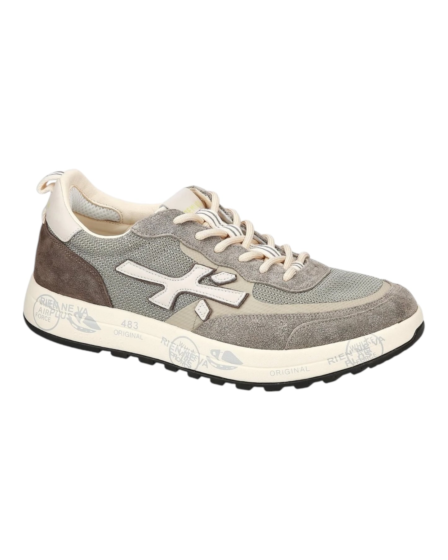 PREMIATA 6655 NOUS IN CAMOSCIO E TELA VERDE
