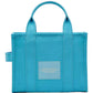 MARC JACOBS THE TOTE BAG CANVAS SMALL AZZURRO