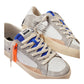 CRIME LONDON SK8 IN PELLE BIANCO/GRIGIO