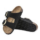 BIRKENSTOCK BIG BUCKLE IN NABUK NERO