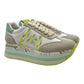 PREMIATA 7374 BETH IN CAMOSCIO BEIGE/BIANCA/VERDE