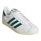 ADIDAS GAZELLE LEATHER BIANCA/VERDE