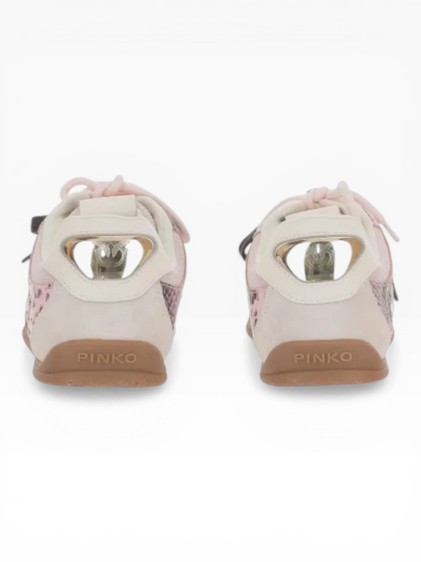 PINKO 099 SNEAKERS YULIA BIANCO/ROSA PITONATA