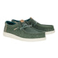HEY DUDE WALLY JUTE IN TESSUTO VERDE