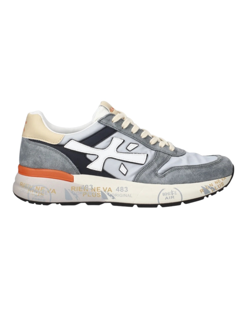 PREMIATA MICK 7245 IN CAMOSCIO AZZURRO