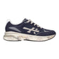 PREMIATA MOERUN 7306 IN CAMOSCIO E TESSUTO BLU
