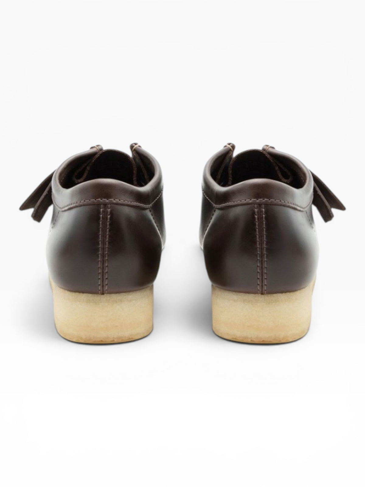CLARKS WALLABEE DARK BROWN