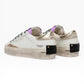 CRIME LONDON DISTRESSED PLATFORM 29055 BIANCO/VIOLA