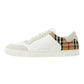 BURBERRY SNEAKERS IN PELLE E CAMOSCIO CON CHECK