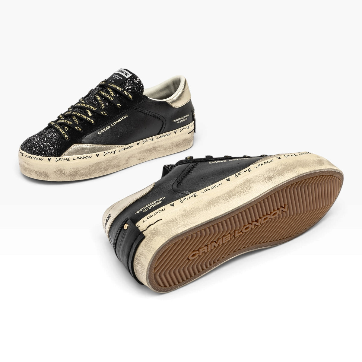 CRIME LONDON DISTRESSED PLATFORM 25074 NERA