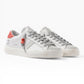DATE HILL LOW CALF WHITE/CORAL
