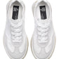KEH-NOO 9755 SNEAKERS PLATFORM IN CAMOSCIO BEIGE/BIANCA