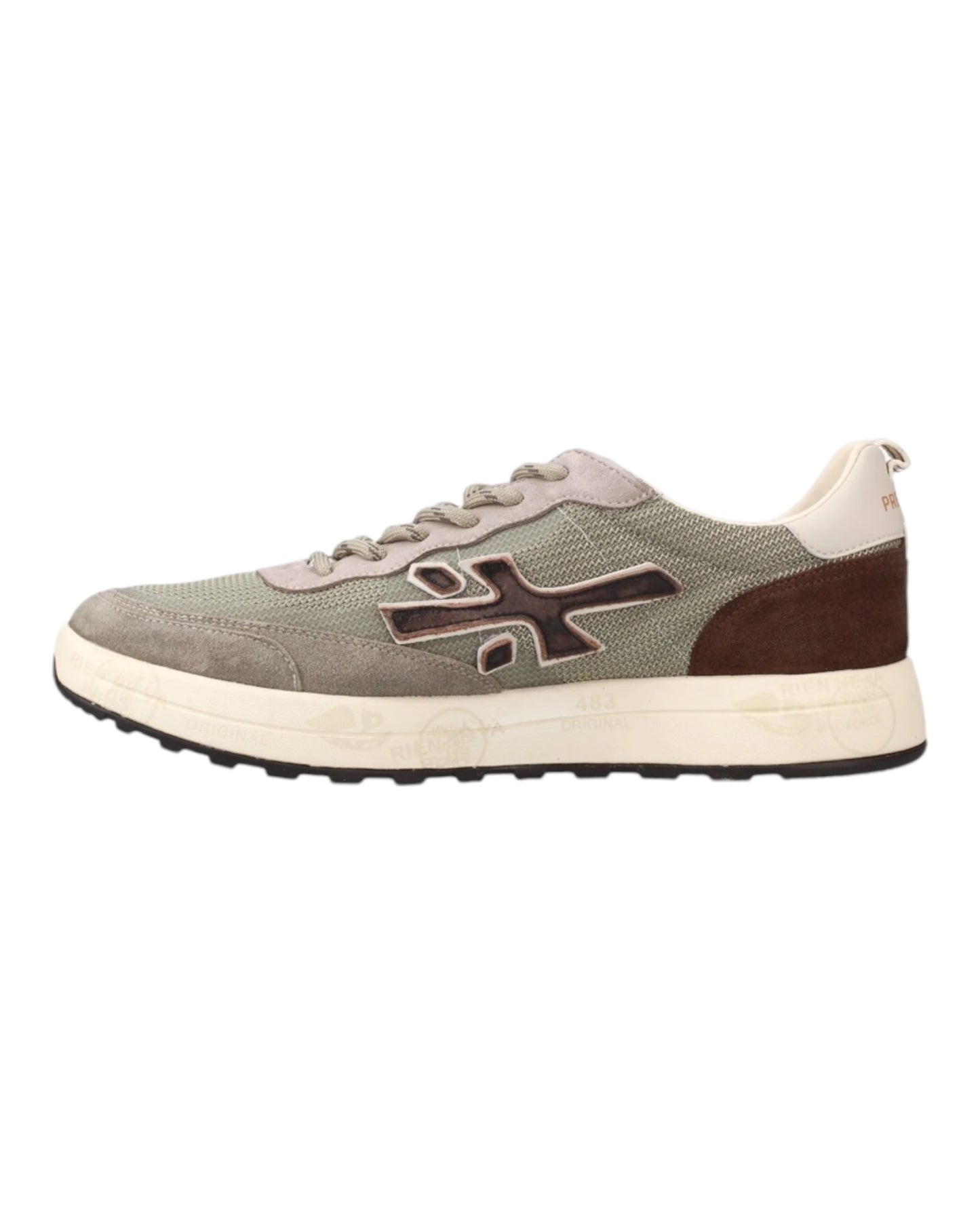 PREMIATA NOUS 6855 INCAMOSCIO/TESSUTO VERDE