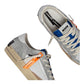 CRIME LONDON SK8 IN PELLE BIANCO/GRIGIO