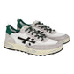 PREMIATA NOUS 7231 IN CAMOSCIO E TELA GRIGIO/BIANCO/VERDE