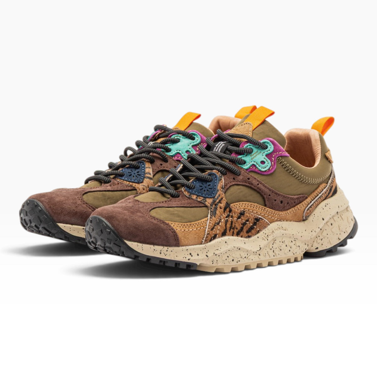 FLOWER MOUNTAIN WAVE 3D58 MARRONE