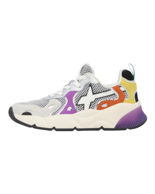 W6YZ SARAH TESSUTO ARGENTO MULTICOLOR