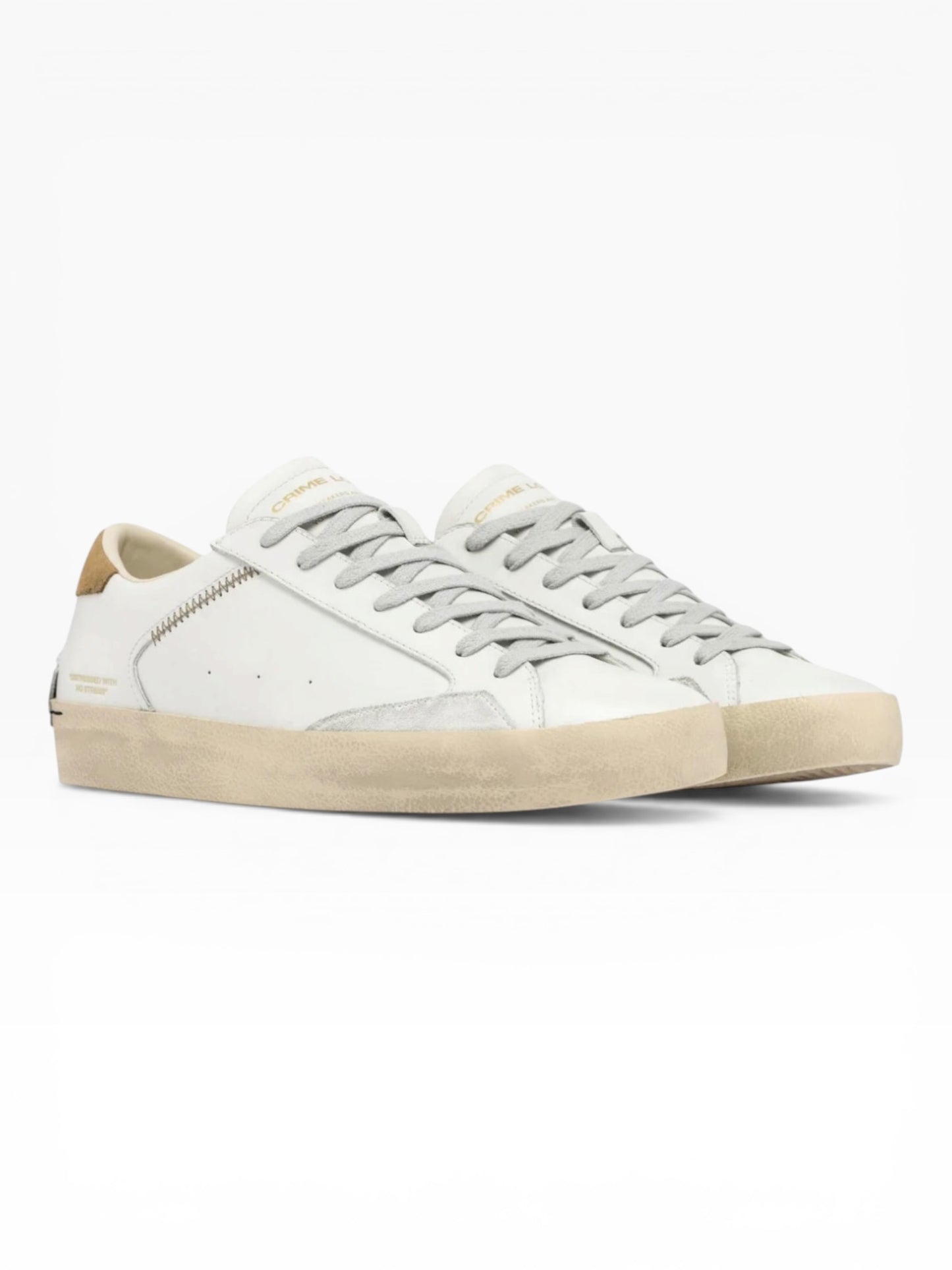 CRIME LONDON DISTRESSED 14006 BIANCO/BEIGE