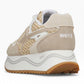 W6YZ DEVA RAFIA SUEDE 2M55 BEIGE/BIANCO