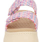 HEY DUDE DELRAY SURF IN TESSUTO ROSA MULTI