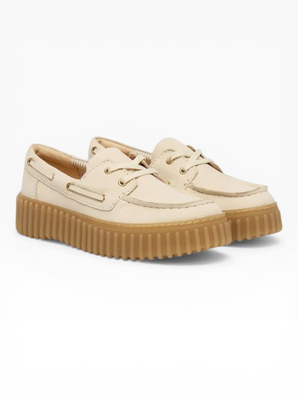 CLARKS TORHILL BOAT BEIGE