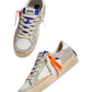 CRIME LONDON SK8 IN PELLE BIANCO/GRIGIO