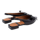 ANGEL ALARCON 010530B CHANEL BASSO A PUNTA CON FIOCCO IN PELLE LUCIDA NERA