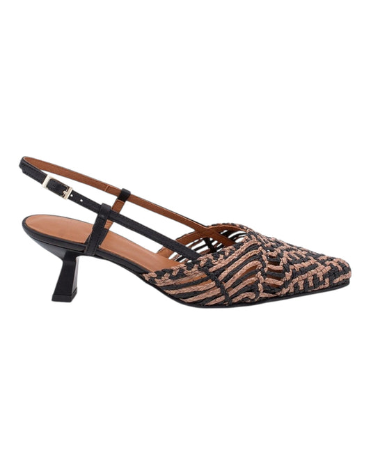ANGEL ALARCON 063416C CHANEL IN PELLE INTRECCIATA MARRONE/NERO