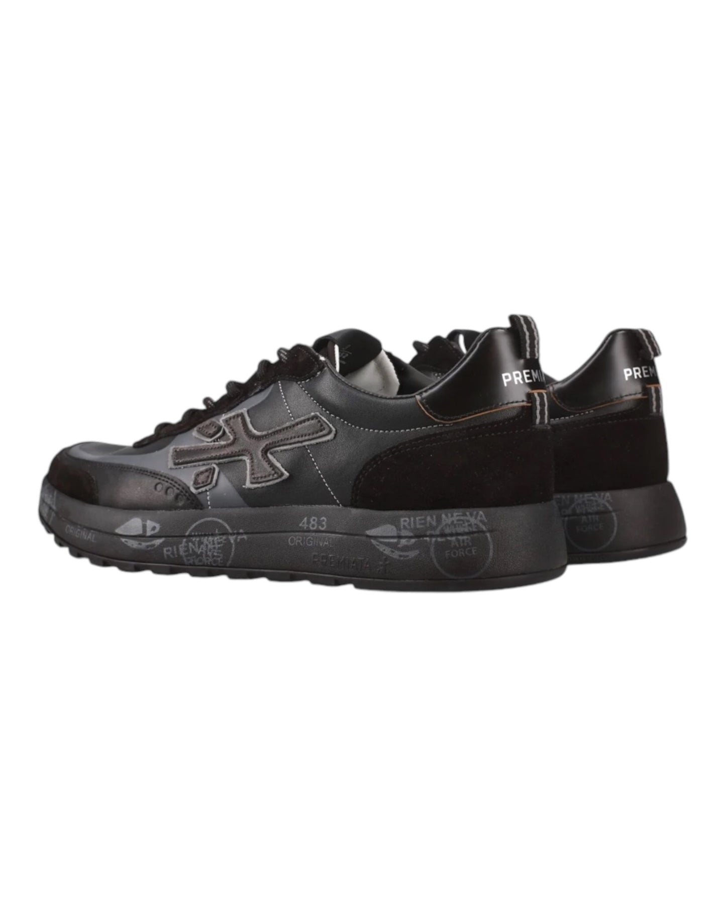 PREMIATA NOUS 6852 IN PELLE NERA
