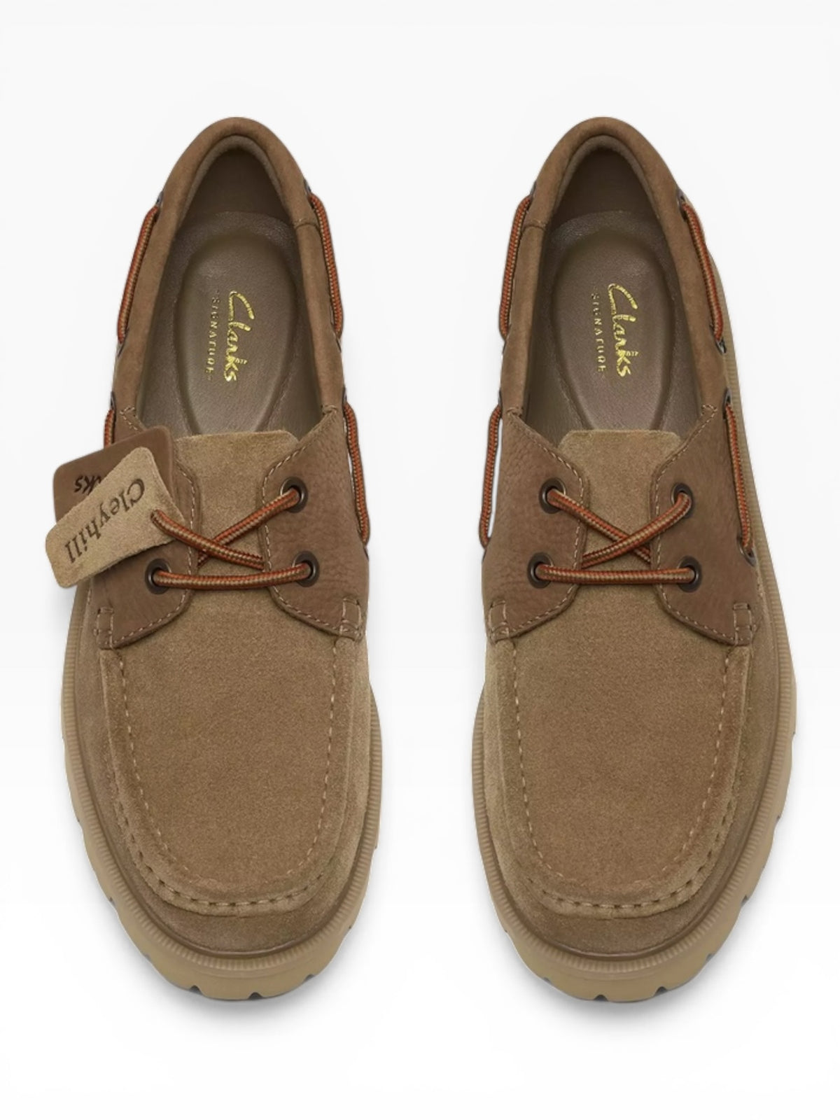 CLARKS CLEYHILL BOAT BEIGE