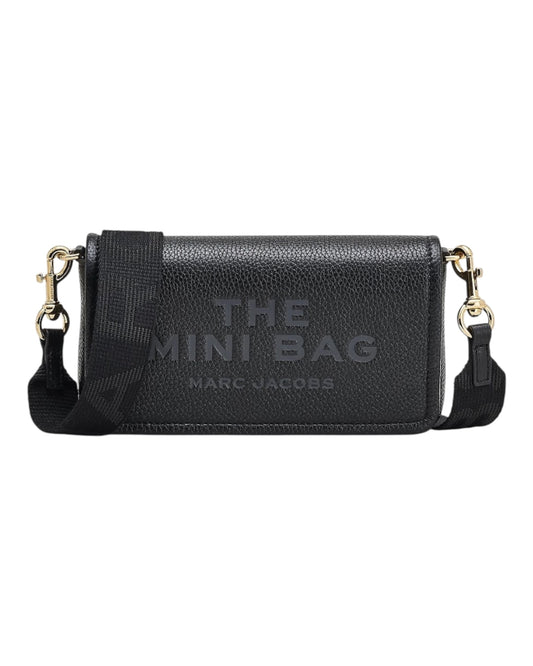 MARC JACOBS THE LEATHER MINI IN PELLE NERA
