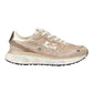 PREMIATA LAURYN 7486 IN CAMOSCIO E TELA A RETE ROSA