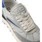DATE ATHLETA IN CAMOSCIO E TESUUTO GRIGIO TALLONCINO BLU