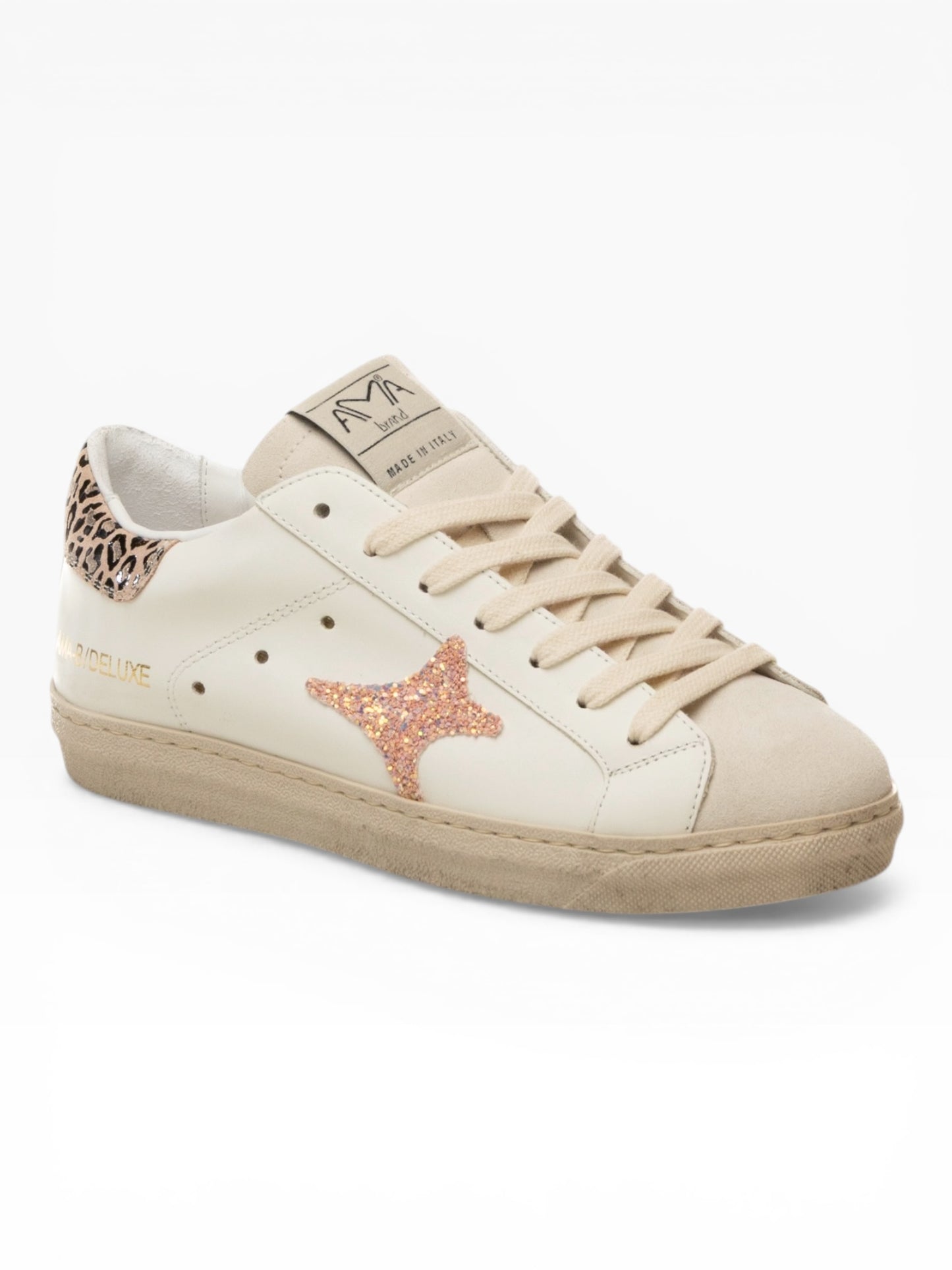 AMA BRAND 4502 SNK BIANCO/ROSA/ANIMALIER