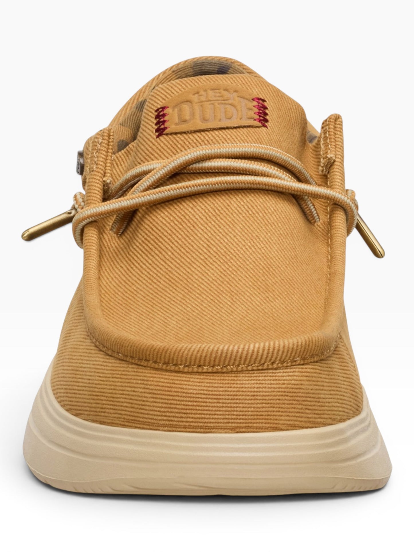 HEY DUDE WALLY COMF WORN 2LS BONE BROWN