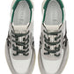 PREMIATA NOUS 7231 IN CAMOSCIO E TELA GRIGIO/BIANCO/VERDE