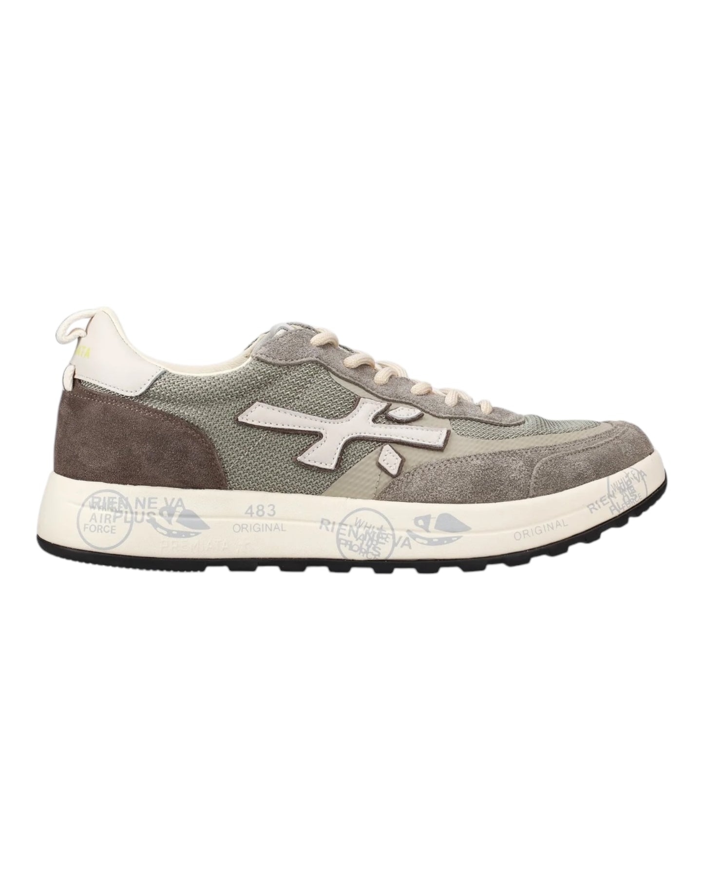 PREMIATA 6655 NOUS IN CAMOSCIO E TELA VERDE