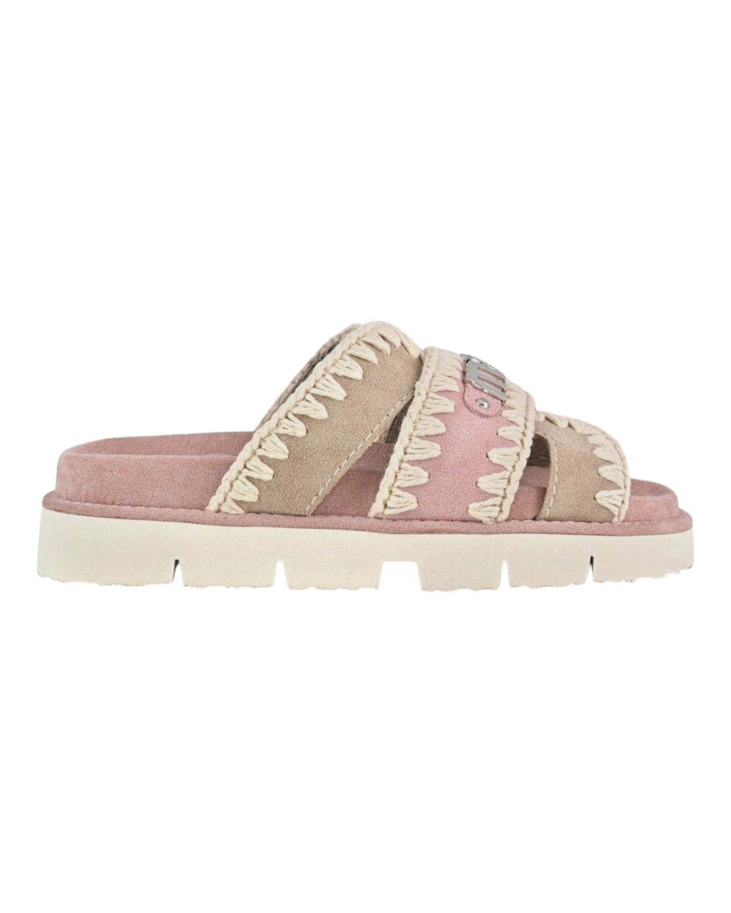MOU BIO SANDAL BICOLOR ROSA/BEIGE (SPEO)
