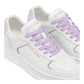 CRIME LONDON MAGNETIC IN PELLE BIANCA/VIOLA