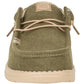 HEY DUDE WALLY WORKWEAR IN TESSUTO VERDE