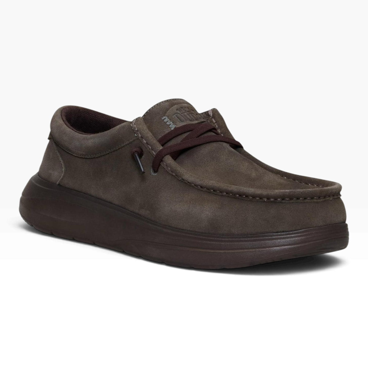 HEY DUDE WALLY SUEDE 2KU BROWN