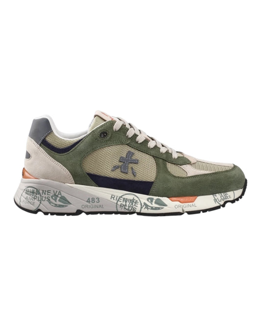 PREMIATA MASE 7295 IN CAMOSCIO VERDE