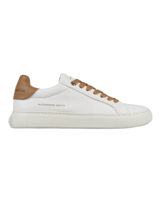 ALEXANDER SMITH SOHO PELLE BIANCA/MARRONE