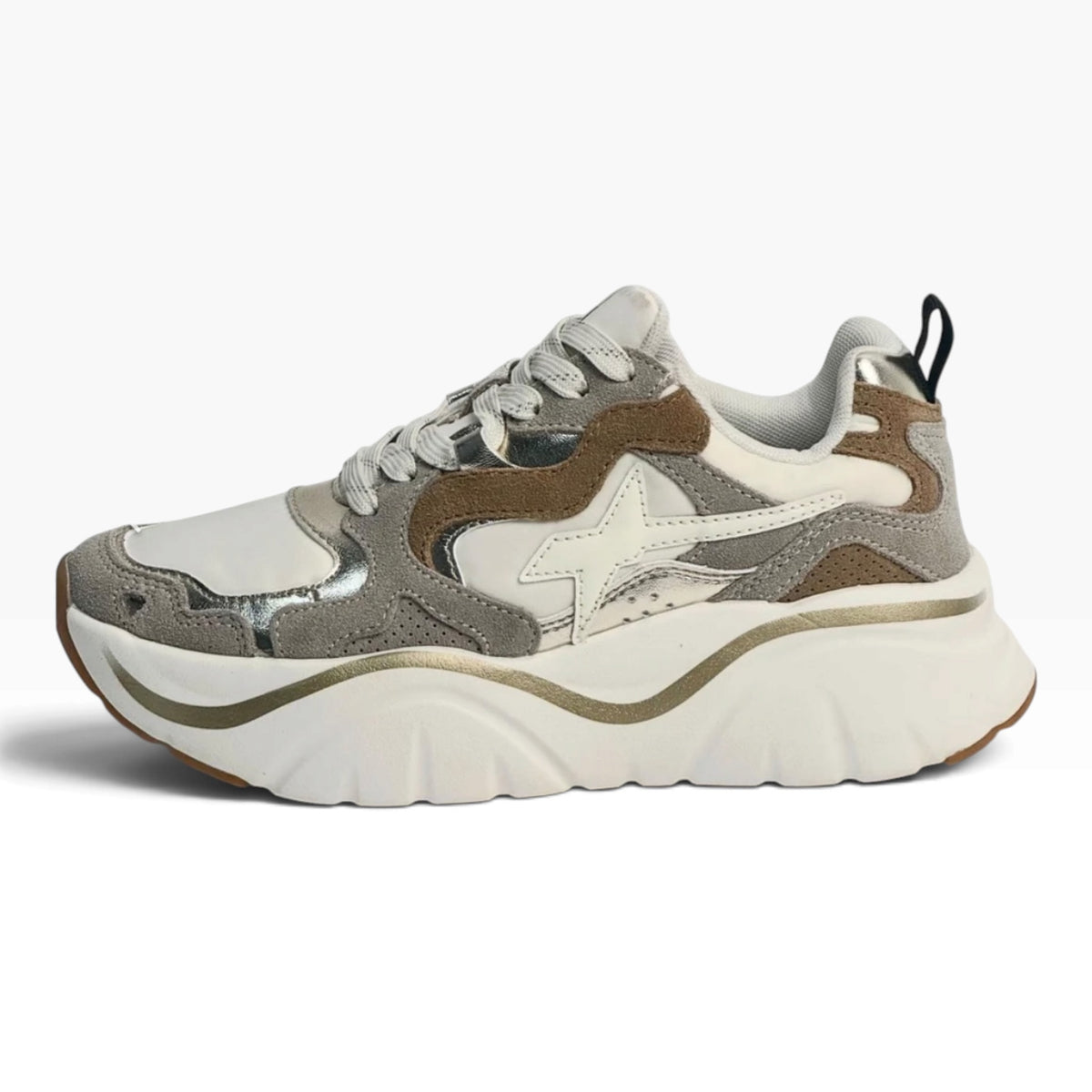 W6YZ MIA SUEDE 2E59 BEIGE/ORO