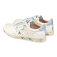 PREMIATA BKSTCLAY 6780 IN PELLE BEIGE LOGO E LACCI AZZURRO