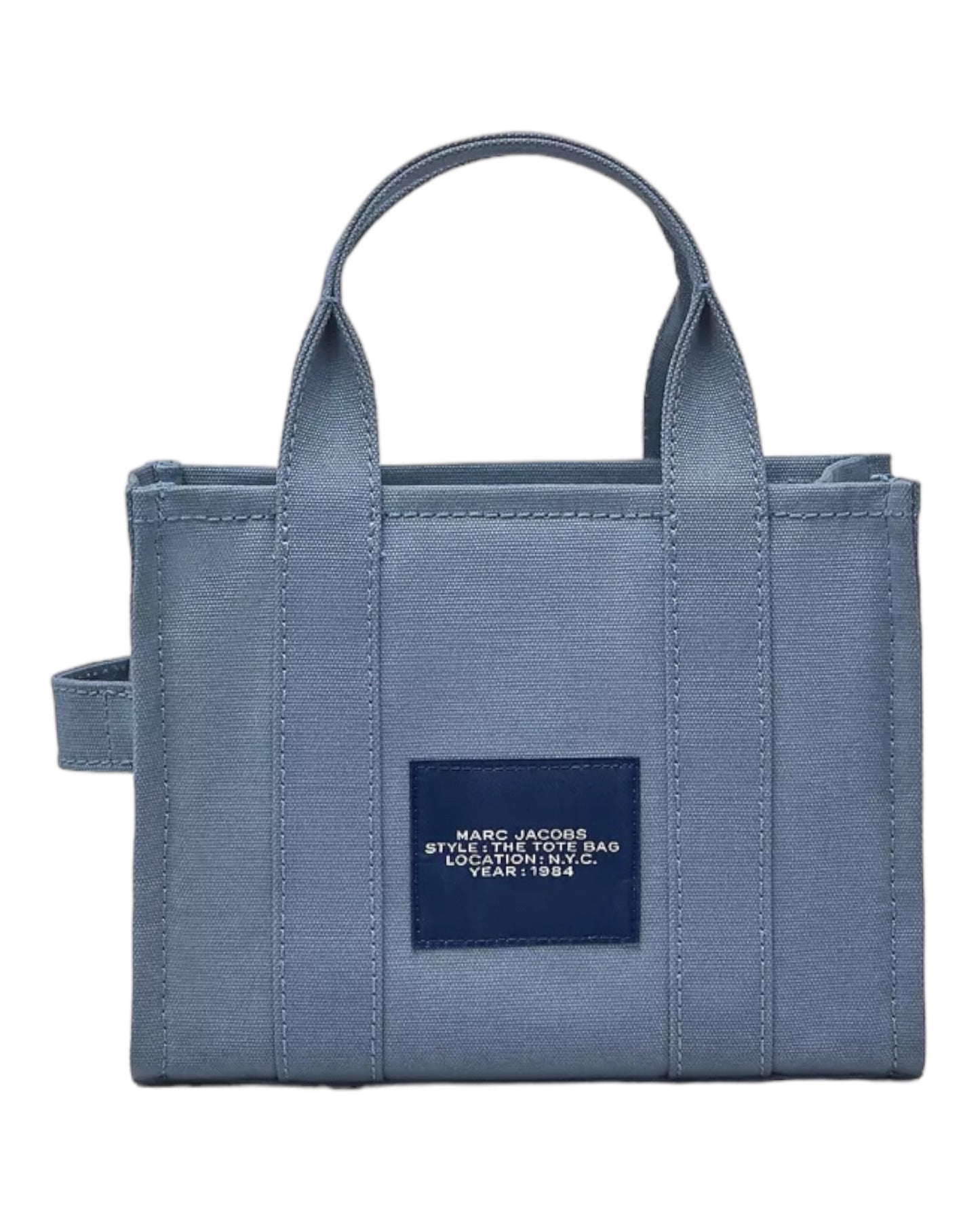 MARC JACOBS THE TOTE BAG SMALL BLUE SHADOW