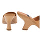 ANGEL ALARCON 125750Z CIABATTA CON TACCO IN PELLE CUOIO